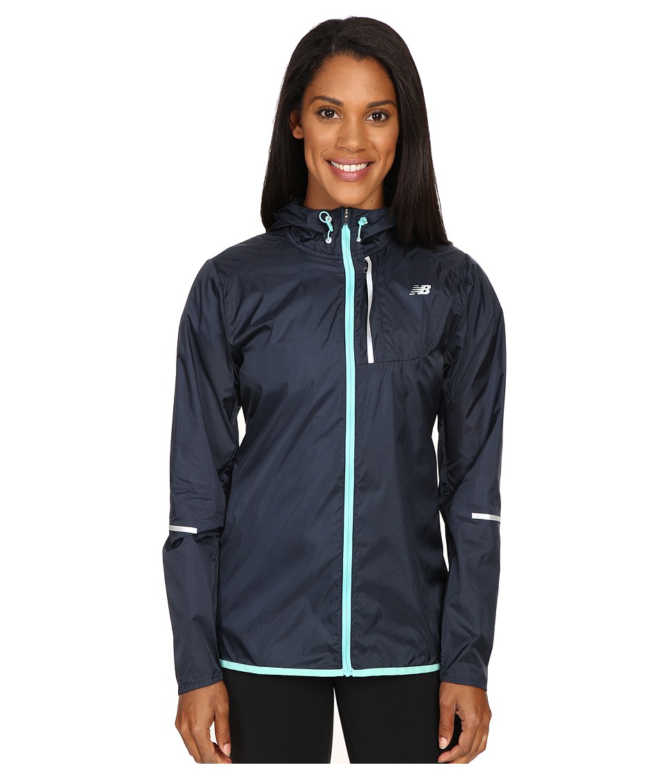 New Balance Lite Packable Jacket (Galaxy/Aquarius) Women