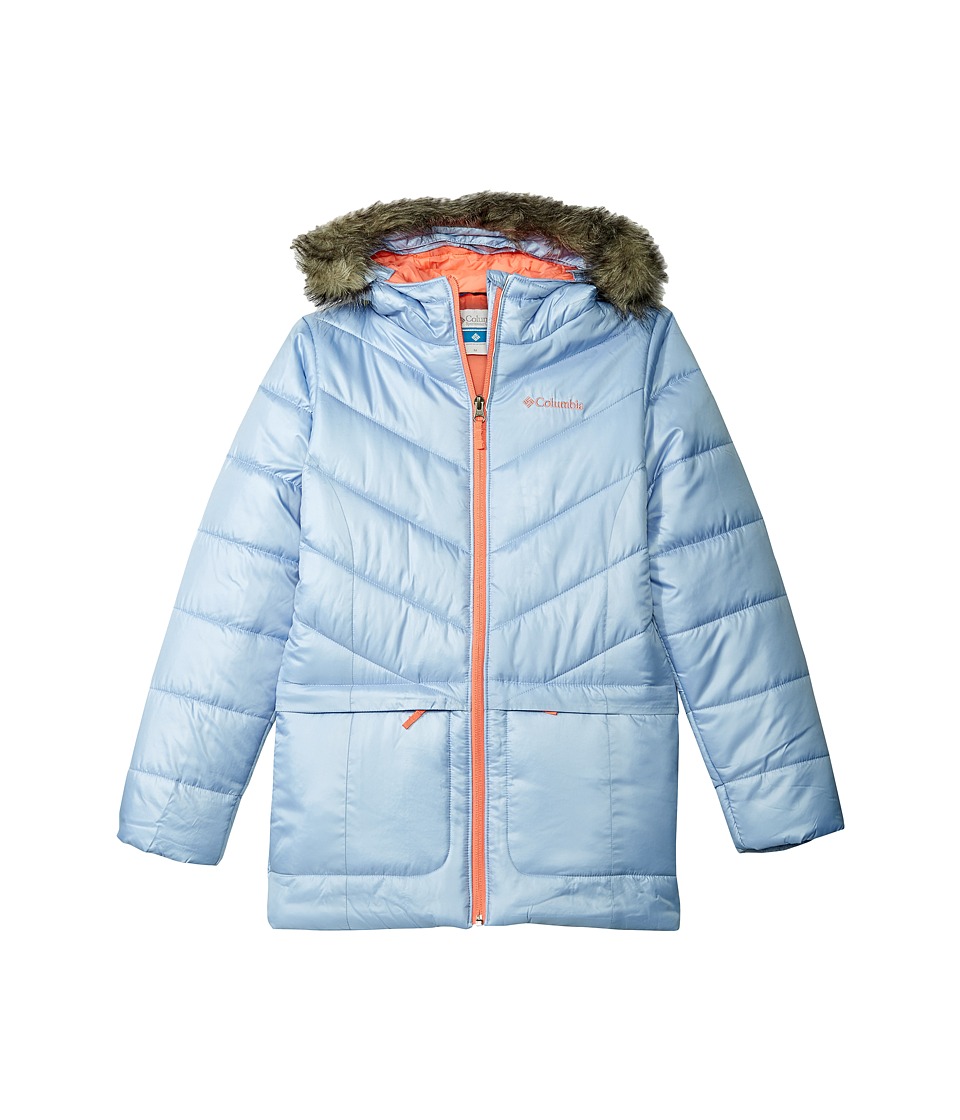 Columbia Kids Katelyn Crest Mid Jacket (Little Kids/Big Kids) (Empress/Hot Coral) Girl