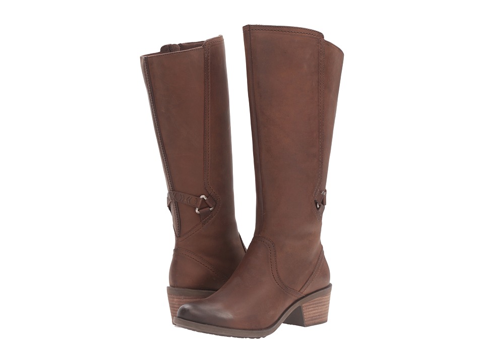 Teva Foxy Tall Leather (Brown) Women