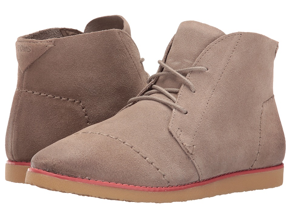 TOMS Mateo Chukka Bootie (Desert Taupe Burnished Suede) Women