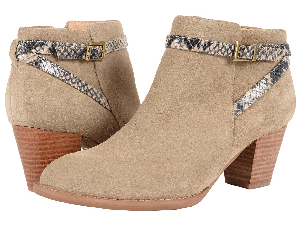 VIONIC Upright Upton Ankle Boot (Light Tan) Women