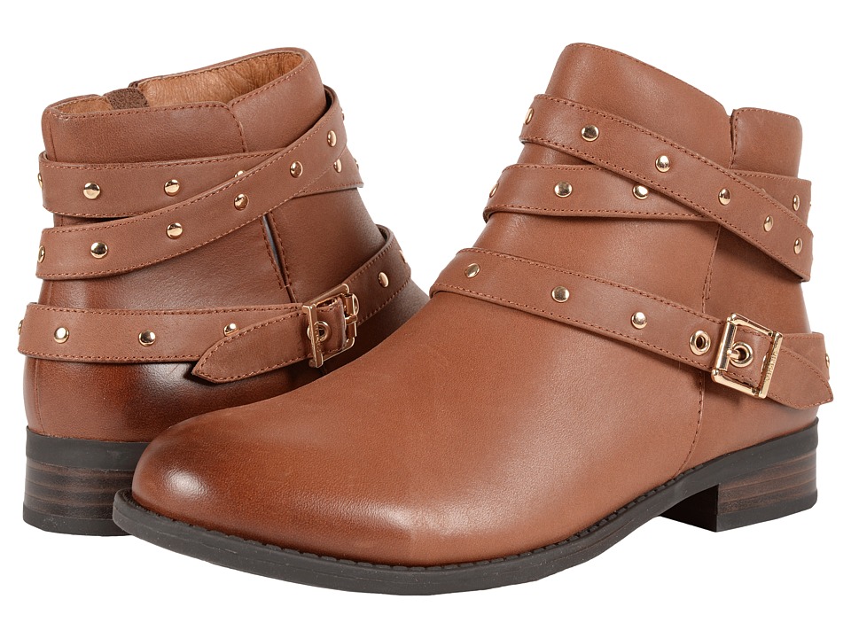 VIONIC Country Lona Ankle Boot (Tan) Women