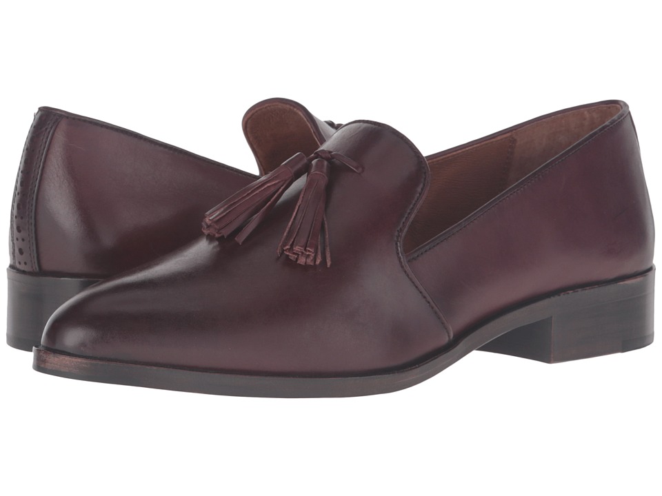 Frye Erica Venetian (Bordeaux Smooth Veg Calf) Women