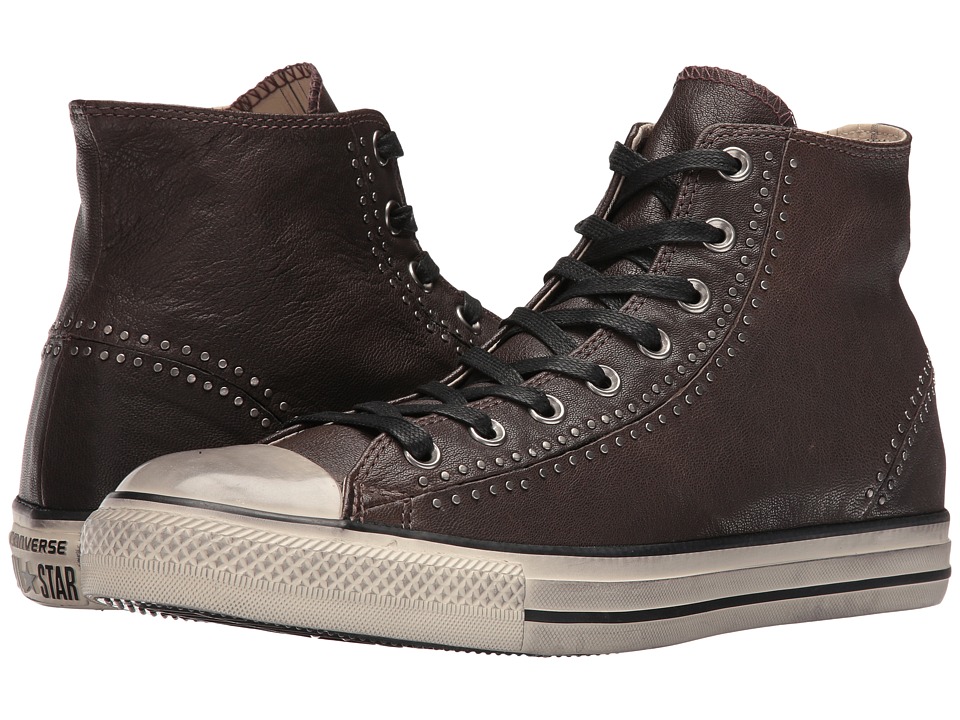 Converse by John Varvatos Chuck Taylor(r) All Star(r) Split Seam White Painted Seams Hi (Dark Chocolate/Turtledove/Beluga) Lace up casual Shoes
