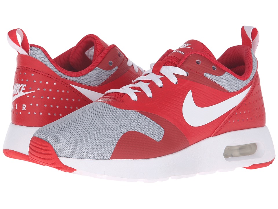Nike Kids Air Max Tavas GS (Big Kid) (University Red/Wolf Grey/Black/White) Boys Shoes