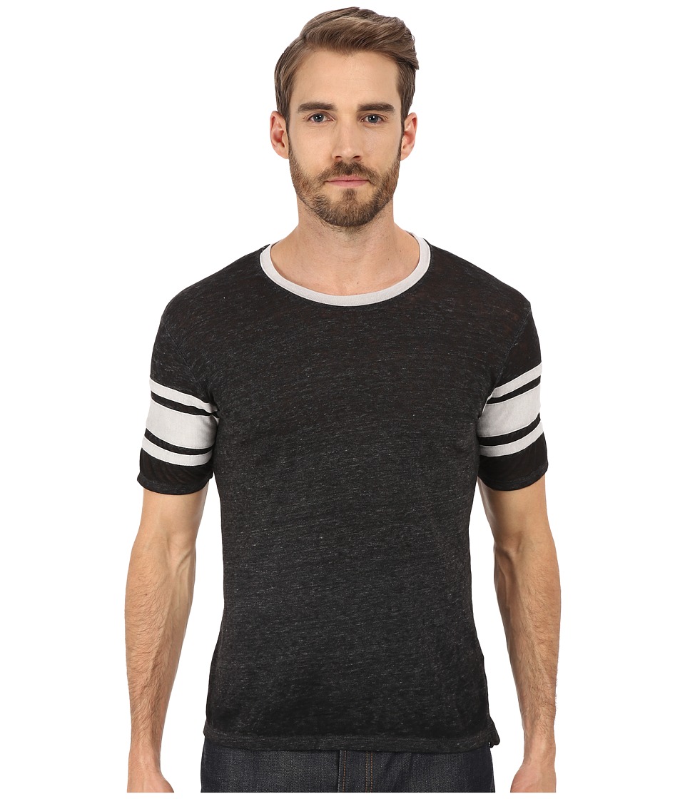 Alternative Eco Jersey Burnout Touchdown Tee (Eco Black) Men