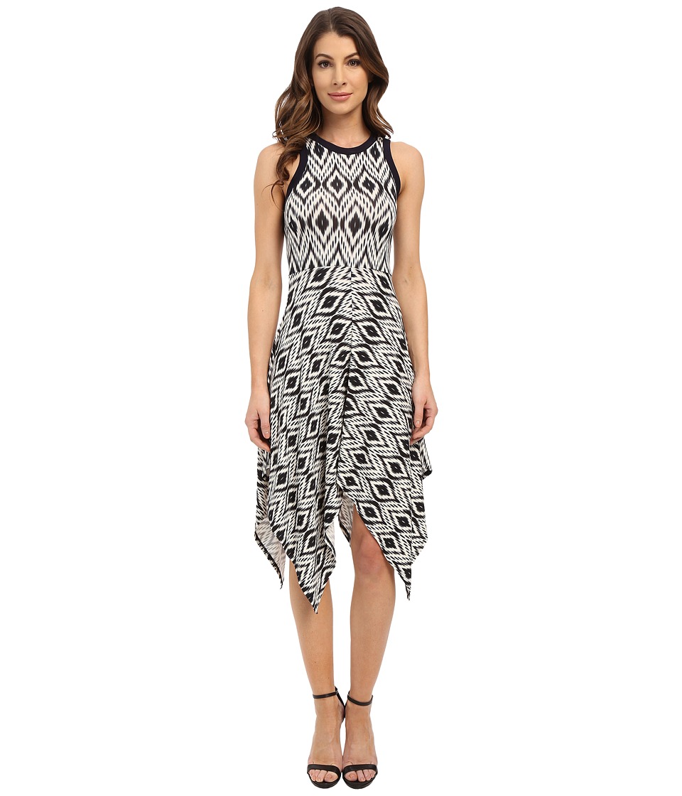 Karen Kane Handkerchief Hem Tank Dress (Print) Women