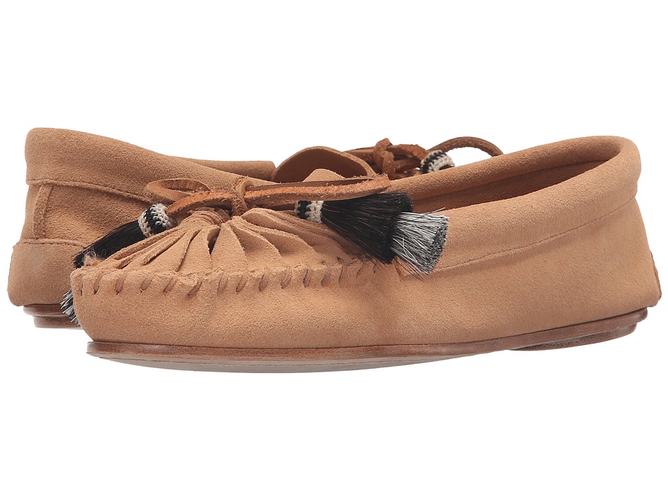 Loeffler Randall Lois (Nude Split Suede/Black Natural Horse Hair) Women