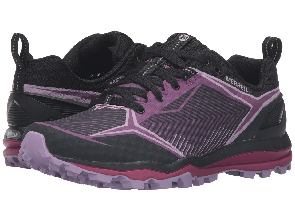 Merrell All Out Crush Shield (Black/Purple) Women