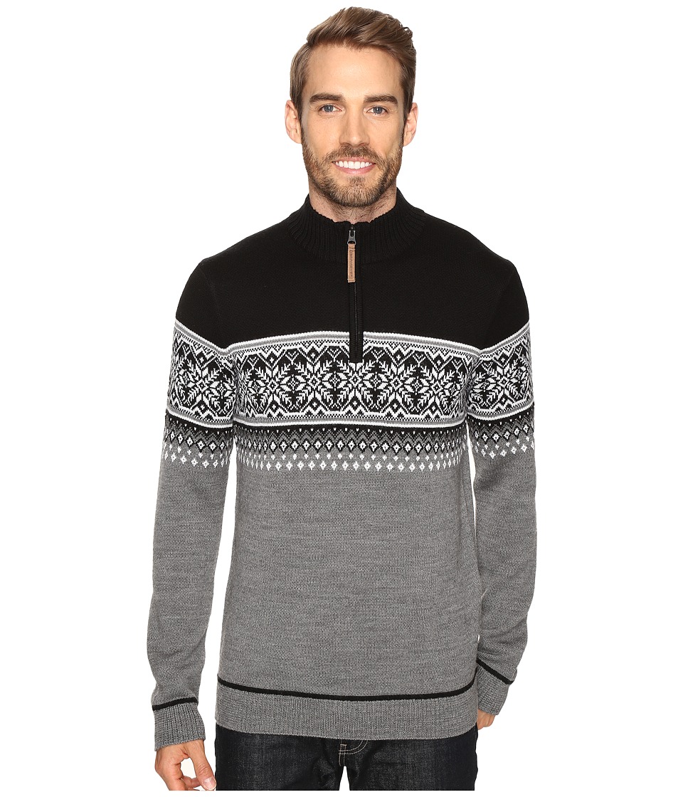 Obermeyer Bryce 1/4 Zip Sweater (Light Heather Grey) Men