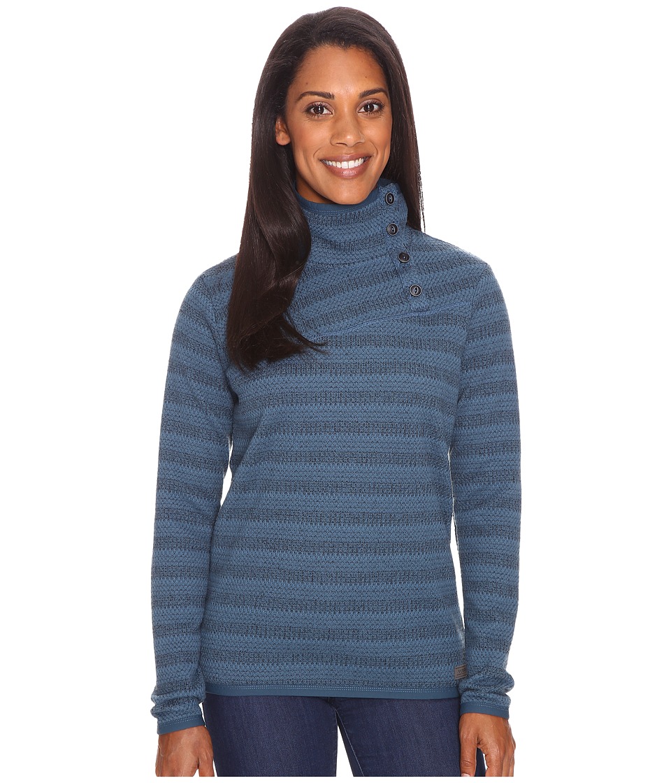 Merrell Freespirit Funnel Neck Sweater (Blue Spruce Tweed) Women