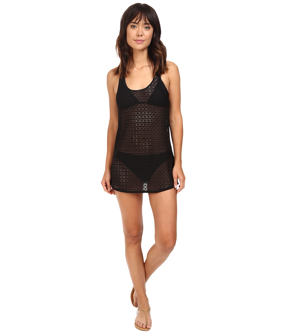 Roxy - Crochet Sporty Dress Cover-Up (True Black) Women