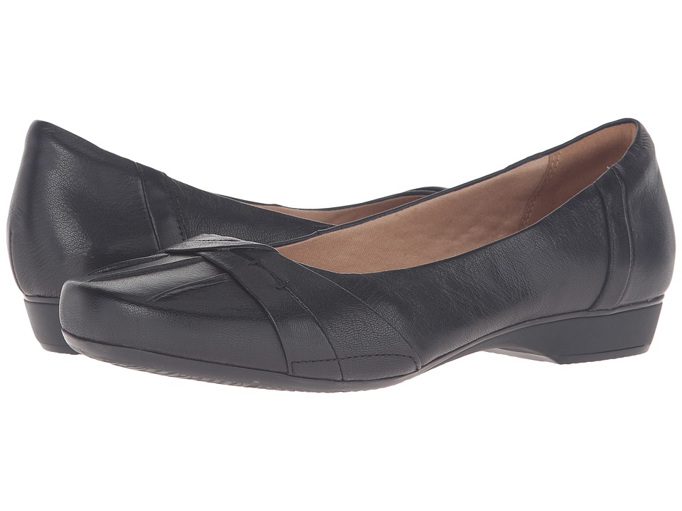 Clarks Blanche Fria (Black Leather) Women