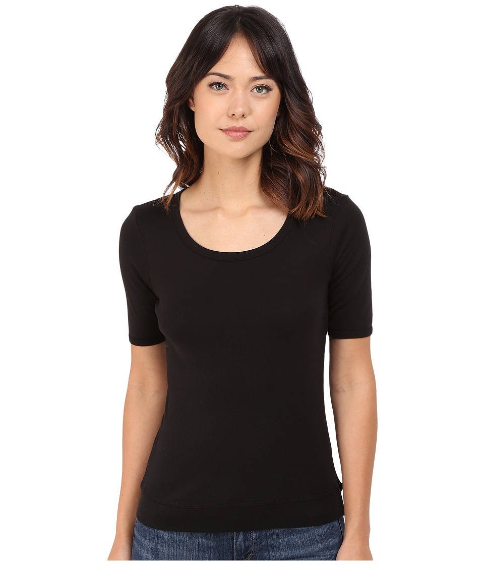 Splendid Shrunken Tee (Black) Women