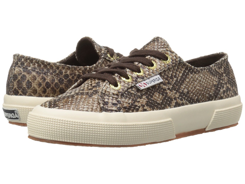 Superga 2750 Cot Snake W (Brown) Women
