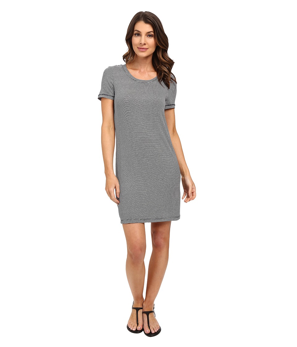 Splendid Winward Stripe Micro Stripe Dress (Navy) Women