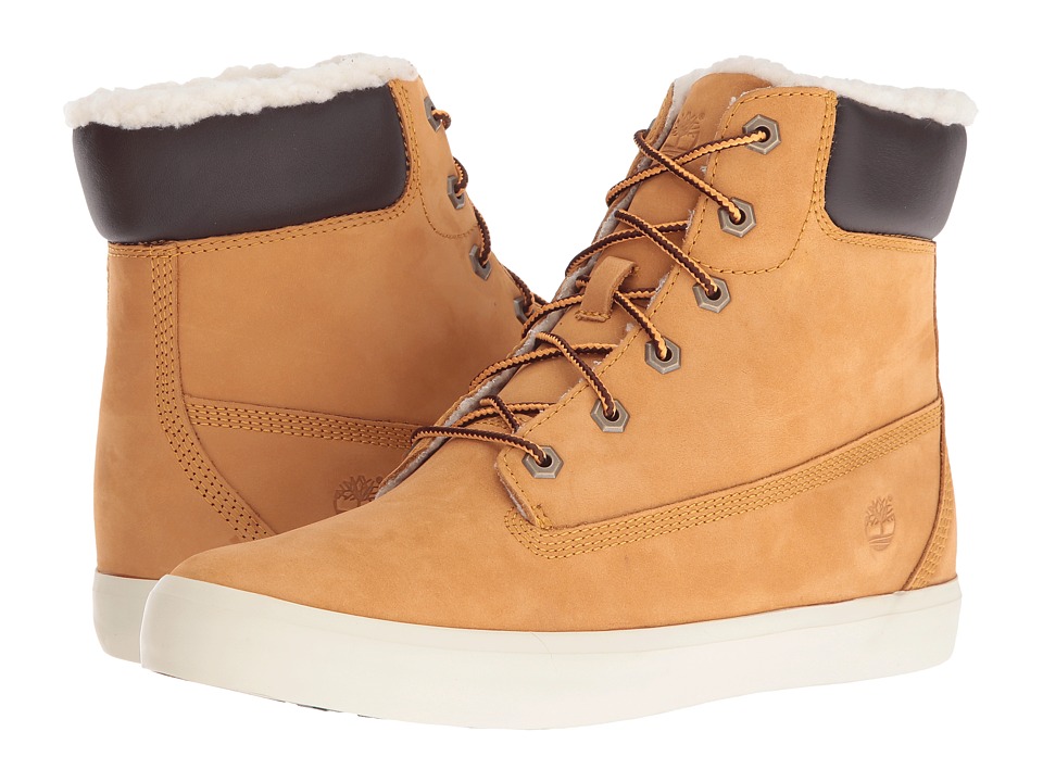Timberland Flannery 6 Warm Boot (Wheat Nubuck) Women