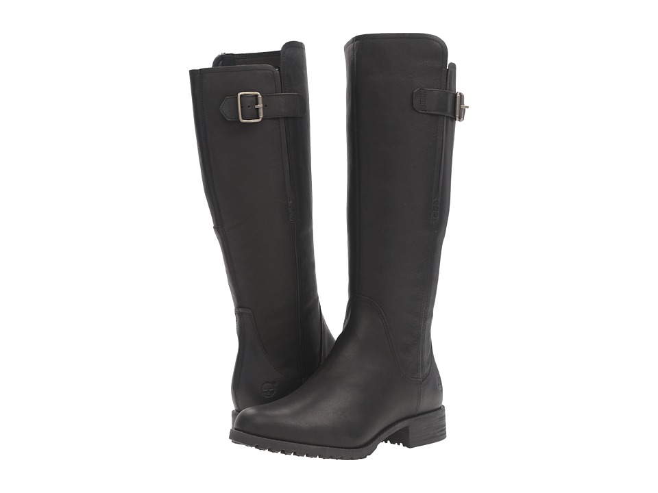 Timberland Banfield Medium Shaft Waterproof Boot (Black Full Grain) Women