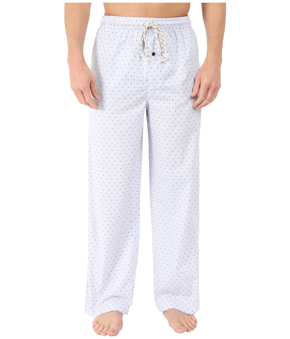 Kenneth Cole Reaction - Woven Pants (Berry Blue Pinstripe Dot) Men