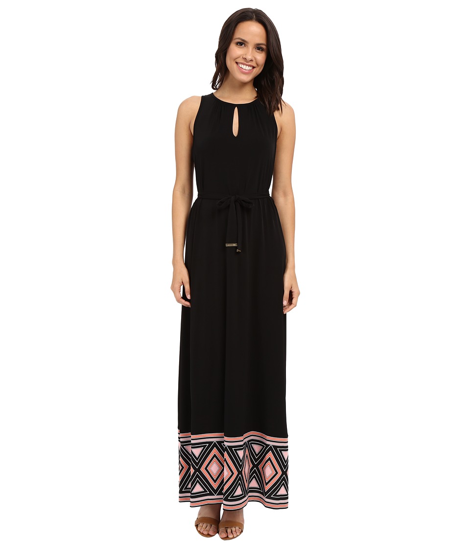 MICHAEL Michael Kors Border Maxi Tank Dress (Caribbean Pink) Women