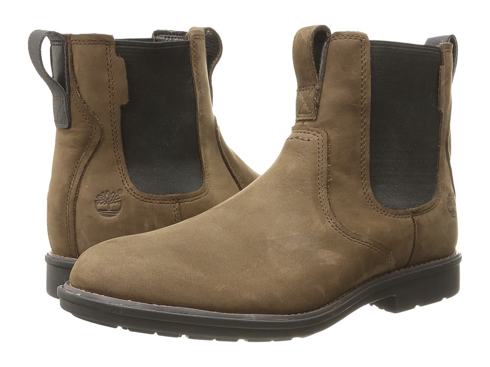 Timberland Carter Notch Plain Toe Chelsea (Medium Brown Full Grain) Men