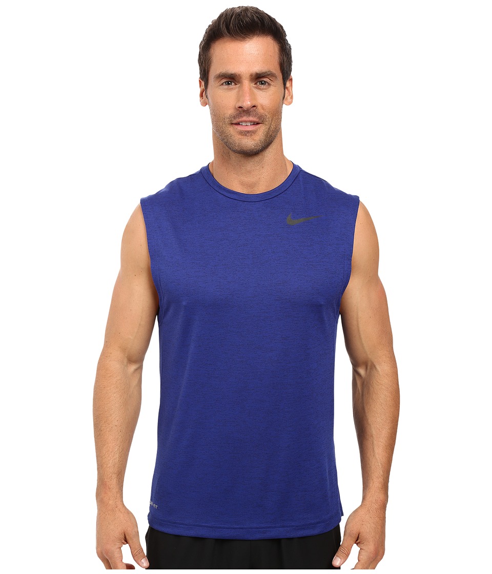 Nike Dri-FIT Training Muscle Tank Top (Obsidian/Deep Royal Blue/Black) Men