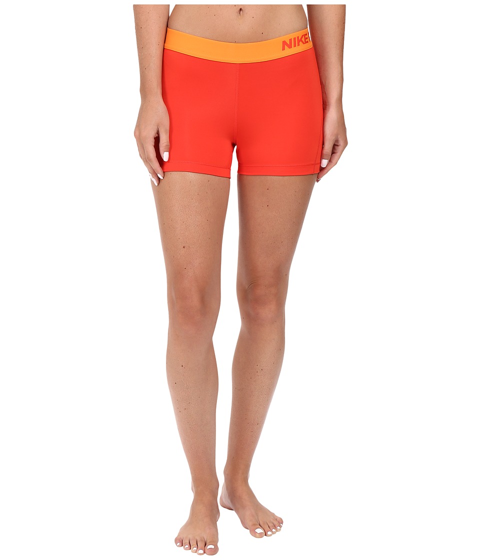 Nike Pro 3 Cool Compression Training Short (Light Crimson/Bright Mandarin) Women
