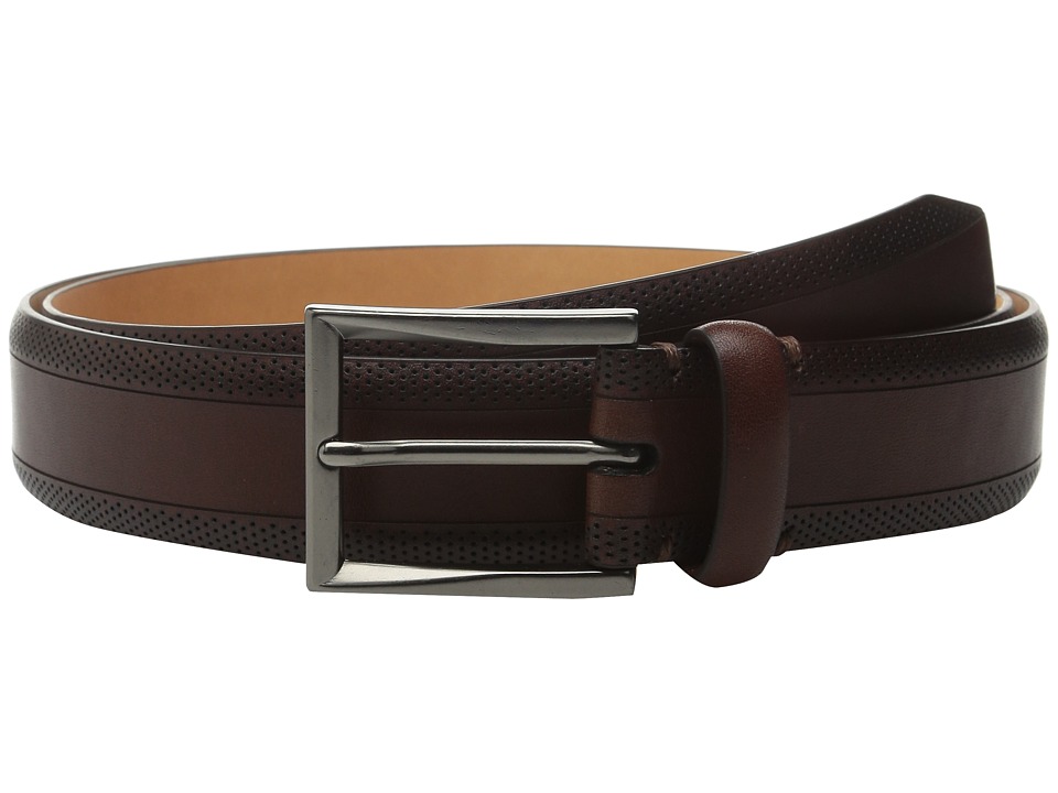 Tommy Bahama Vegetable Tanned Leather w/ Perforated Edges (Brown) Men