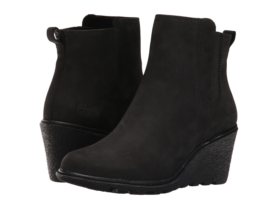 Timberland Amston Chelsea Boot (Black Nubuck) Women