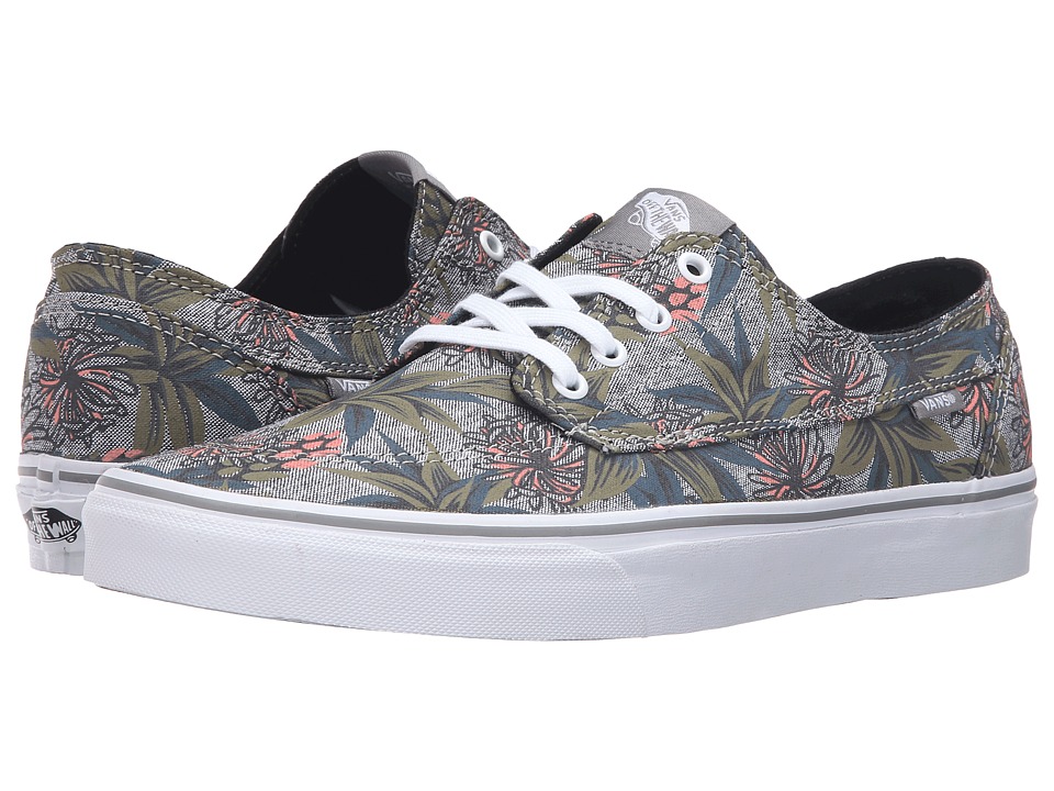 Vans Brigata ((Desert Aloha) Drizzle/Chambray) Skate Shoes