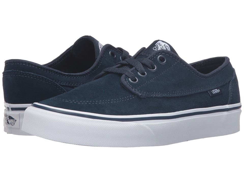 Vans Brigata ((Suede) Dress Blues/True White) Skate Shoes