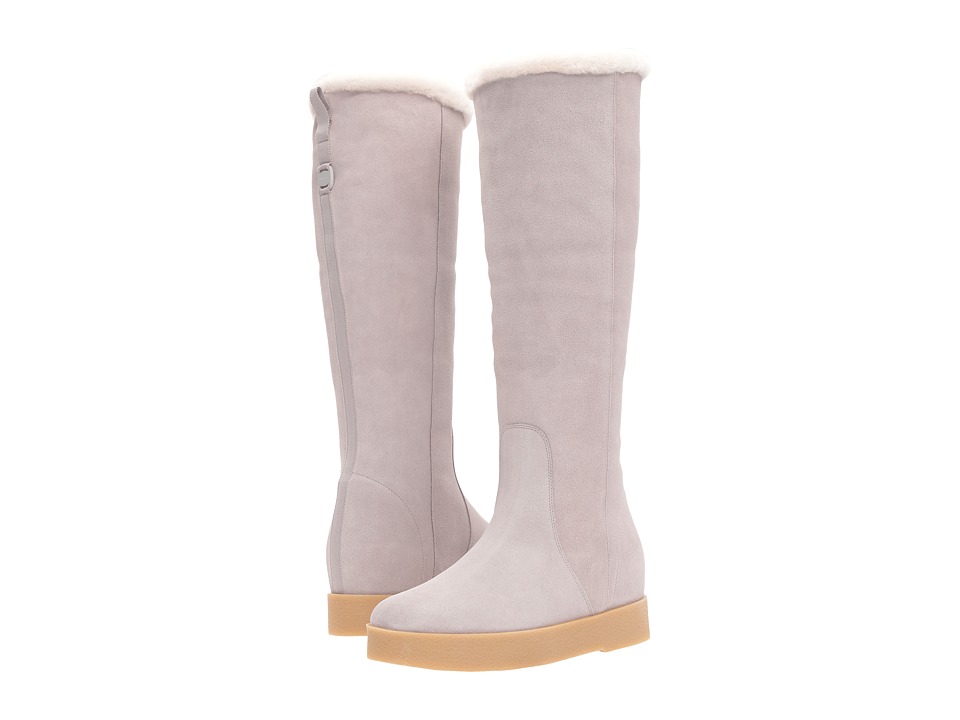 Salvatore Ferragamo Falco (Gris Suede/Velour) Women