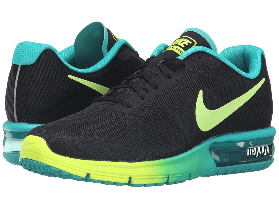 Nike Air Max Sequent (Black/Volt/Clear Jade) Women