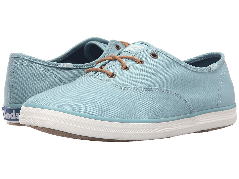 Keds Champion Seasonal Solids (Dusty Blue) Women