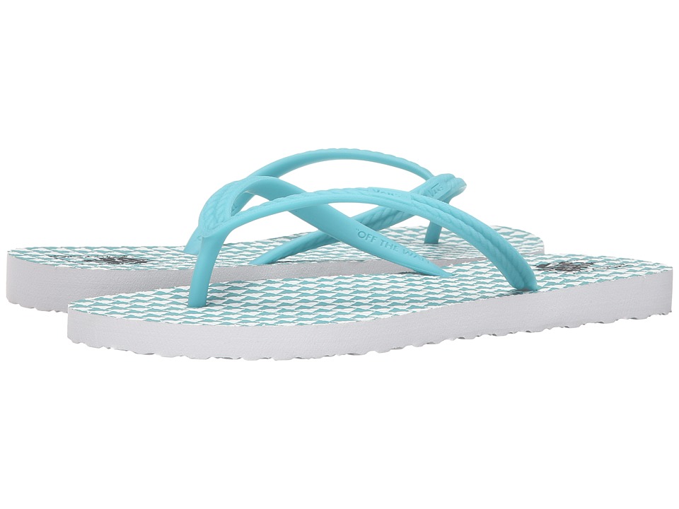 Vans - Hanelei ((Island Kapa) Aqua Sea/White) Women