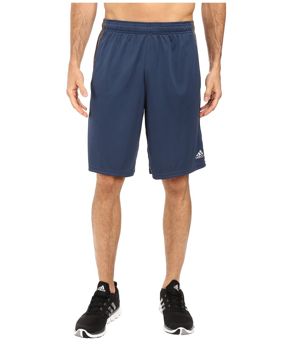 adidas Aeroknit Decoy Burnout Shorts (Mineral Blue/Black) Men