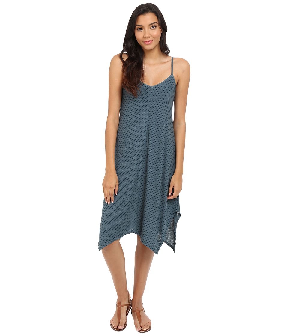 Splendid Catalina Stripe Jersey Dress (Antique Green) Women