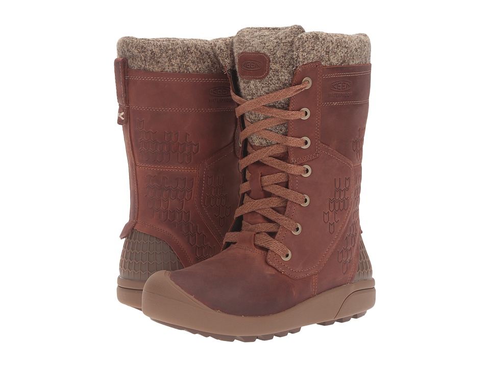 Keen Fremont Lace Tall Waterproof (Whiskey) Women