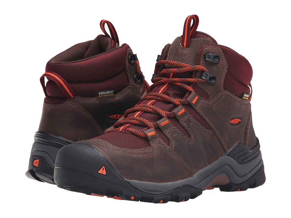 Keen Gypsum II Mid Waterproof (Cocoa/Tiger Lilly) Women