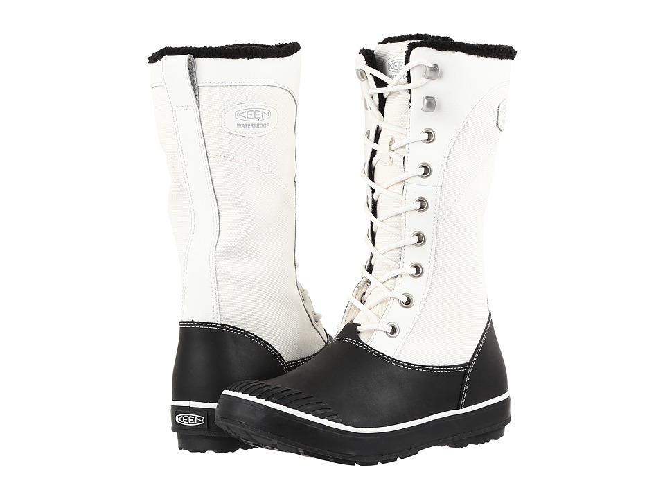 Keen Elsa Tall Canvas Waterproof (Star White/Black) Women