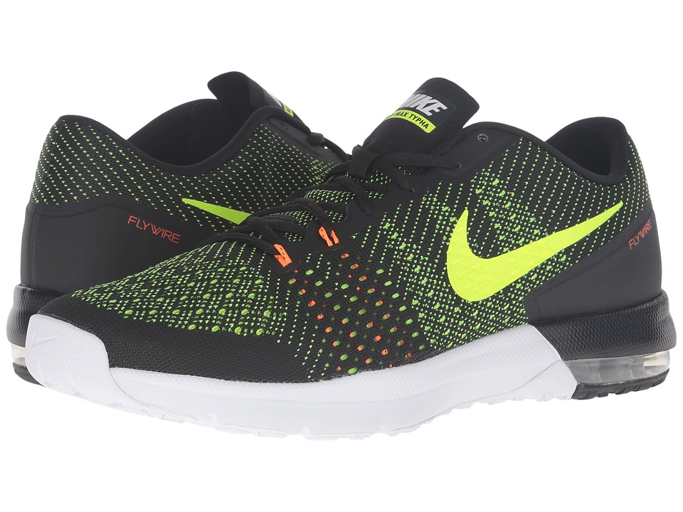 Nike Air Max Typha (Black/Total Orange/White/Volt) Men