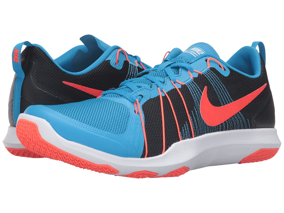Nike Flex Train Aver (Blue Glow/Black/White/Total Crimson) Men