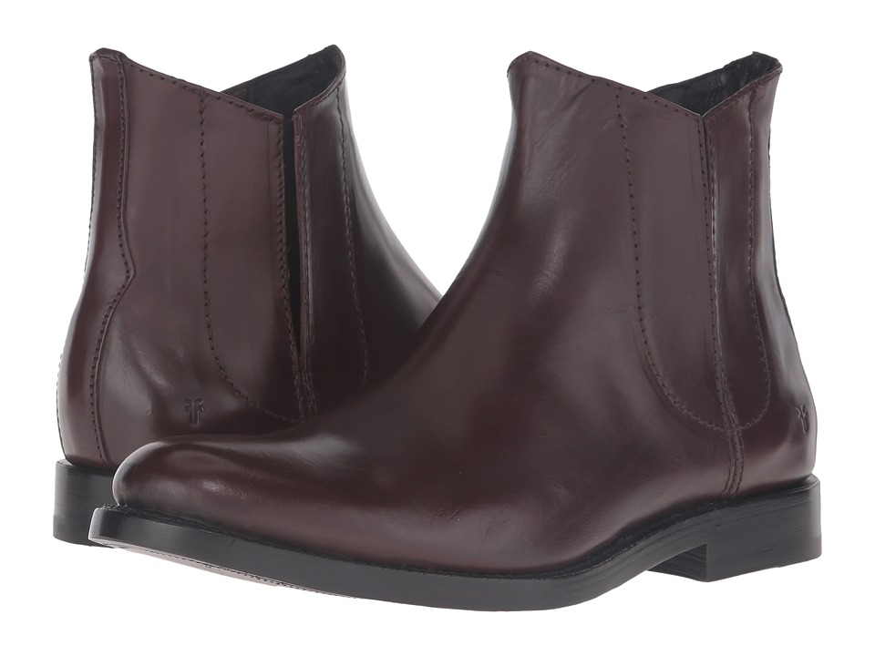 Frye Jet Chelsea (Dark Brown Smooth Veg Calf) Men