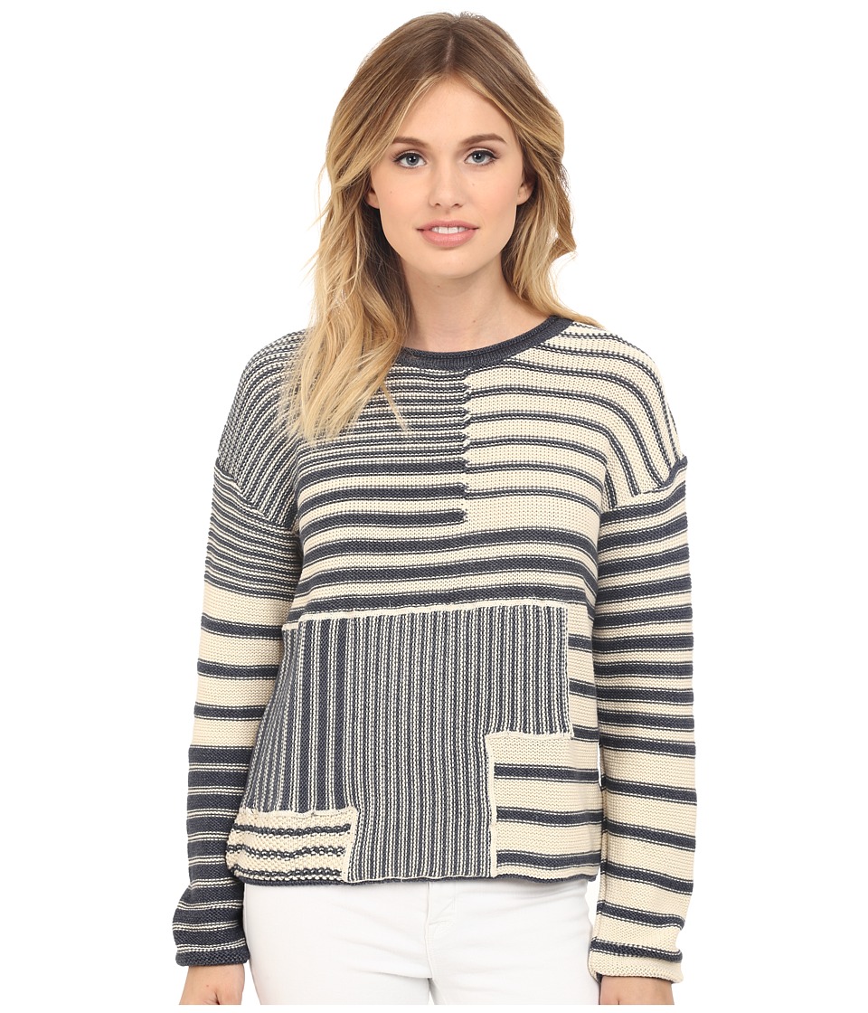 Mavi Jeans Striped Sweater (Dress Blue) Women