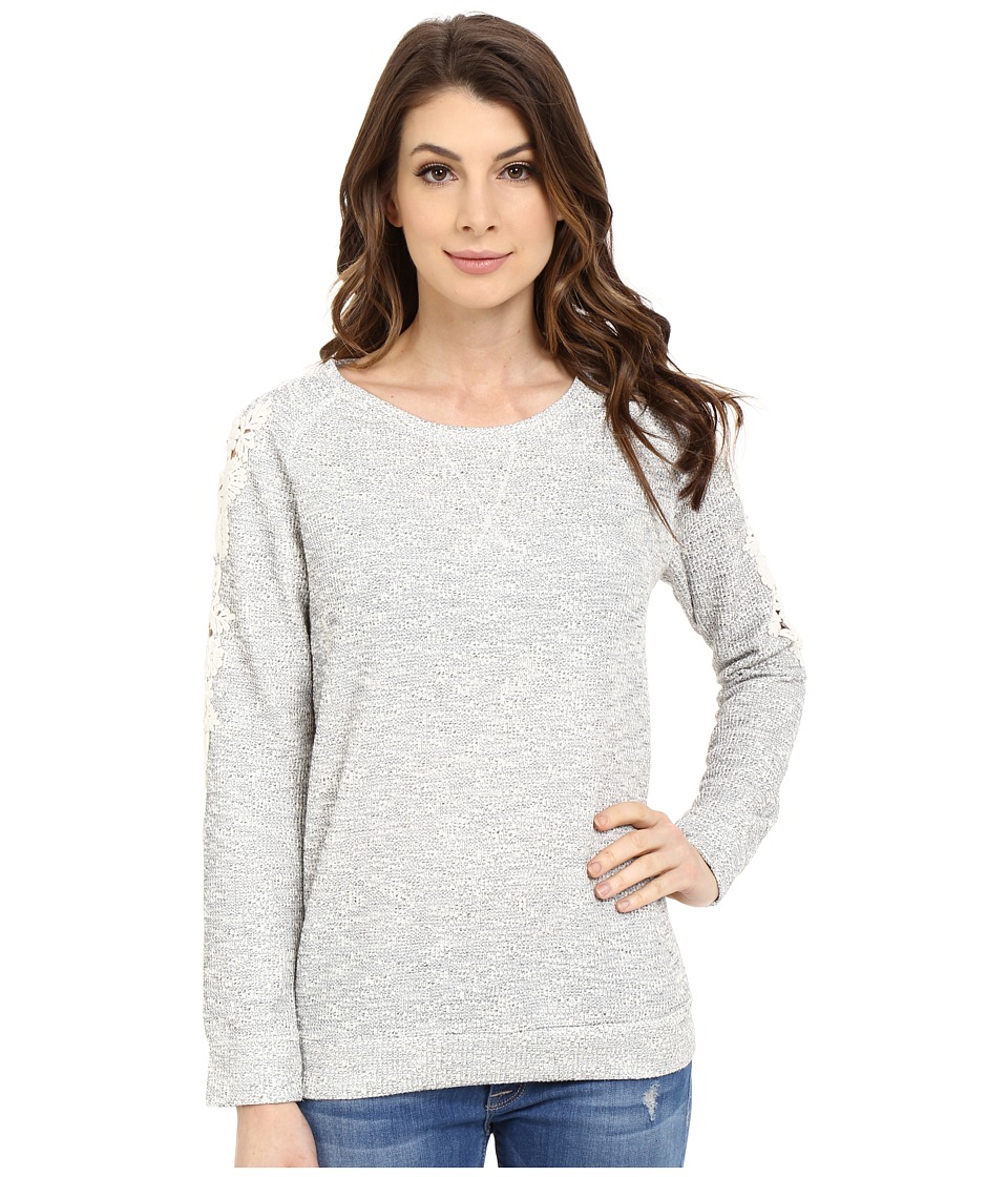 Mavi Jeans Lace Detailed Sweater (Grey Melange) Women