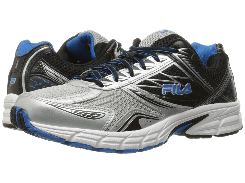 Fila - Royalty 2 (Metallic Silver/Black/Electic Blue) Men