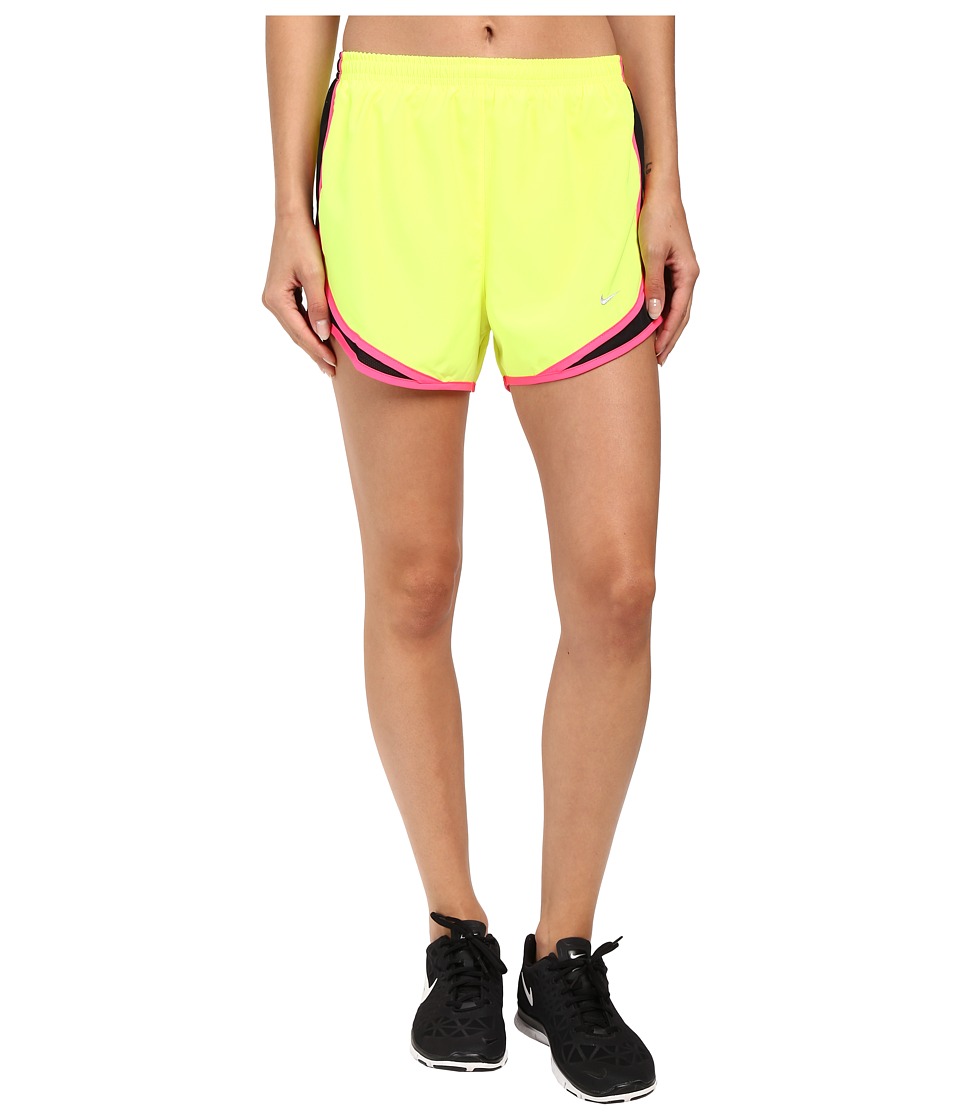 Nike Tempo Short (Volt/Black/Hyper Pink/Wolf Grey) Women