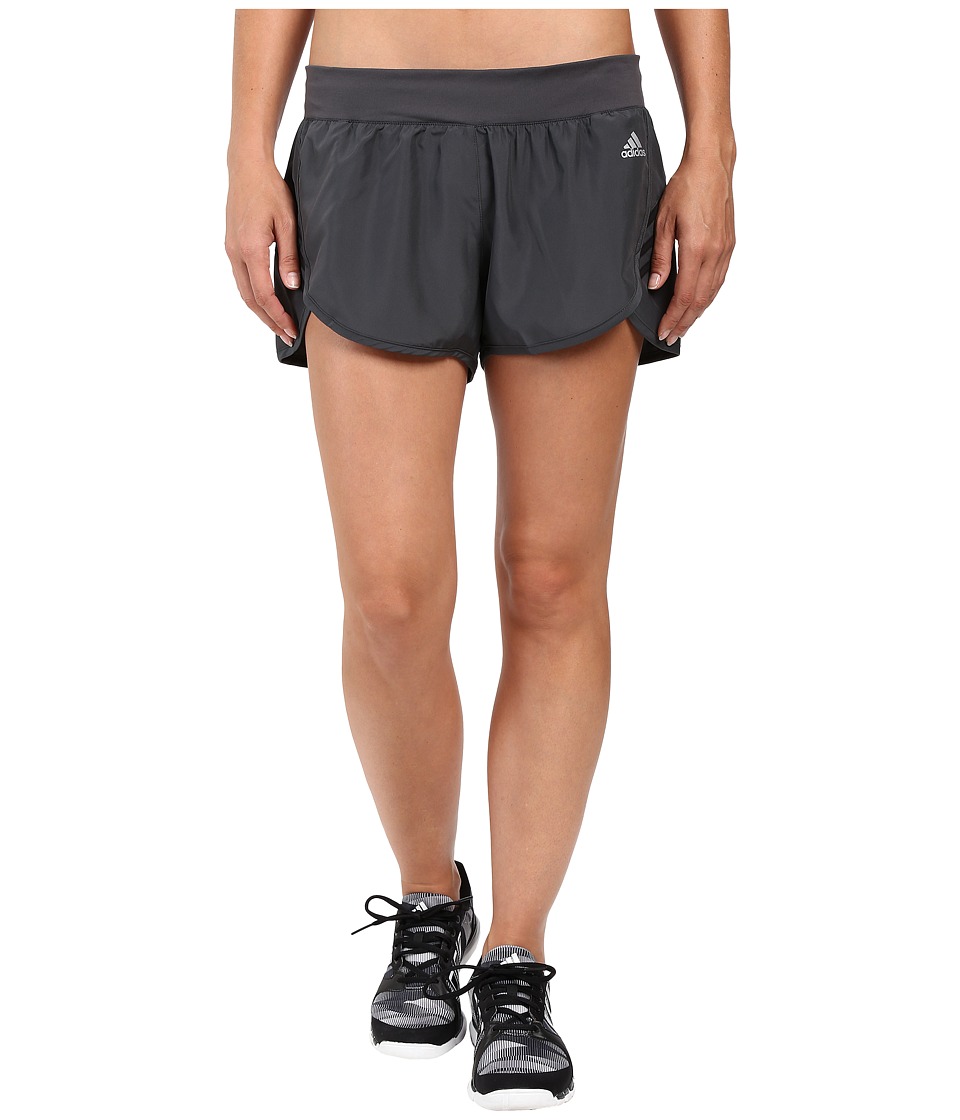 adidas - Ultimate Woven Shorts (DGH Solid Grey/Black) Women