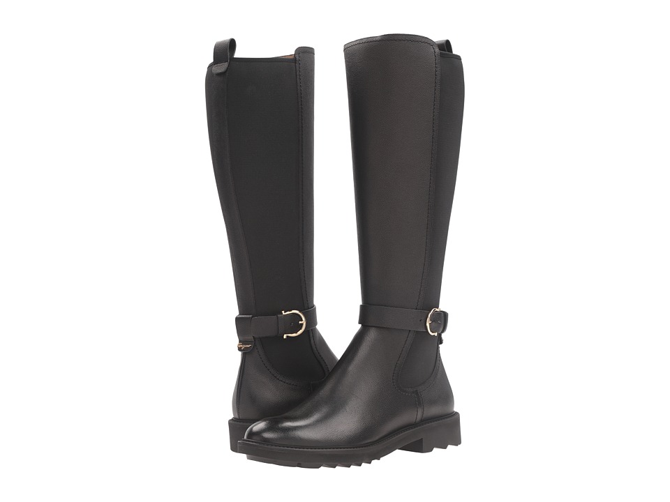 Salvatore Ferragamo Furseo (Nero Light Pebbled Leather) Women