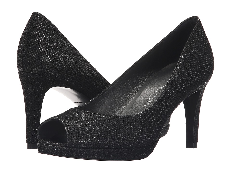 Stuart Weitzman Annamimic (Black Noir) High Heels